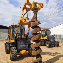 寧夏植樹打坑機(jī)合金鉆尖與越野叉車打樁機(jī) 現(xiàn)代建筑工程機(jī)械的深度應(yīng)用